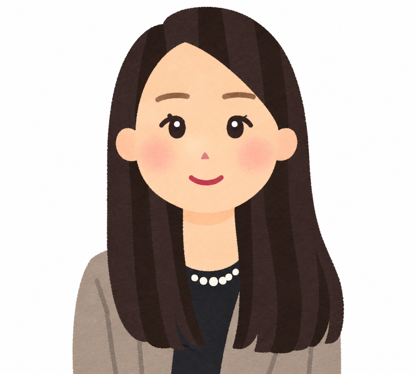 穏やかな笑顔のロングヘア女性 Nakne.png